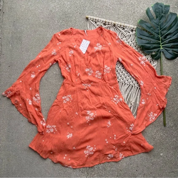 Free People Dresses | Nwt Free People Tunic Dress | Color: Orange | Size: 0 | Jbc120's Closet